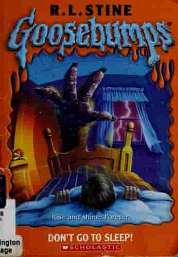 Book cover for Goosebumps by Robert Lawrence Stine