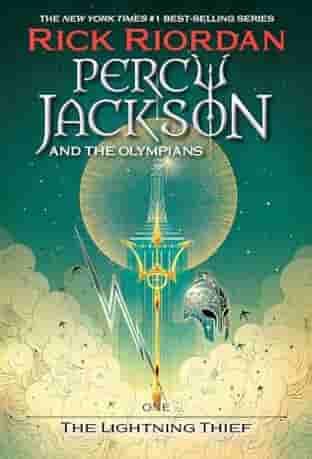 Book cover for THE LIGHTNING THIEF by Rick Riordan