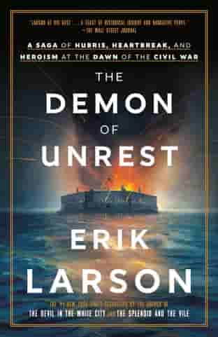 Book cover for THE DEMON OF UNREST by Erik Larson
