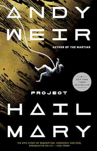 Book cover for PROJECT HAIL MARY by Andy Weir