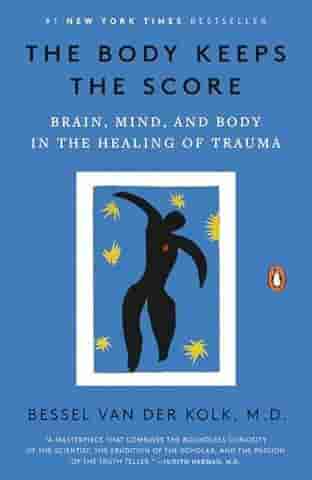 Book cover for THE BODY KEEPS THE SCORE by Bessel van der Kolk