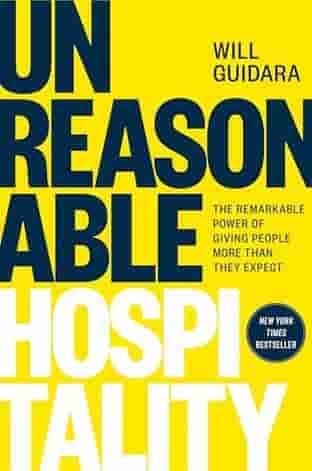Book cover for UNREASONABLE HOSPITALITY by Will Guidara