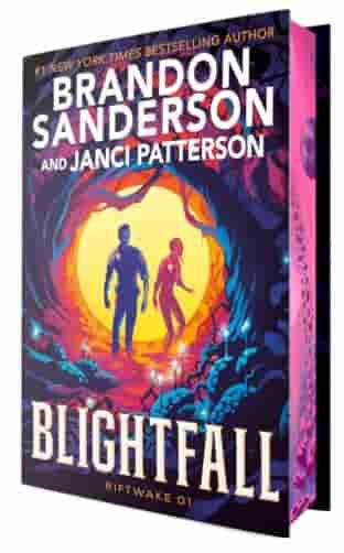 Book cover for BLIGHTFALL by Brandon Sanderson and Janci Patterson