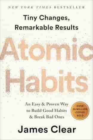 Book cover for ATOMIC HABITS by James Clear