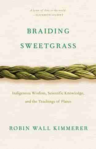 Book cover for BRAIDING SWEETGRASS by Robin Wall Kimmerer