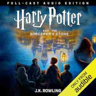 Book cover for HARRY POTTER AND THE SORCERER’S STONE (FULL-CAST EDITION) by J.K. Rowling