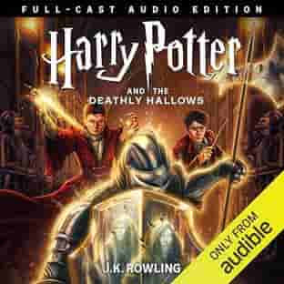 Book cover for HARRY POTTER AND THE DEATHLY HALLOWS (FULL-CAST EDITION) by J.K. Rowling